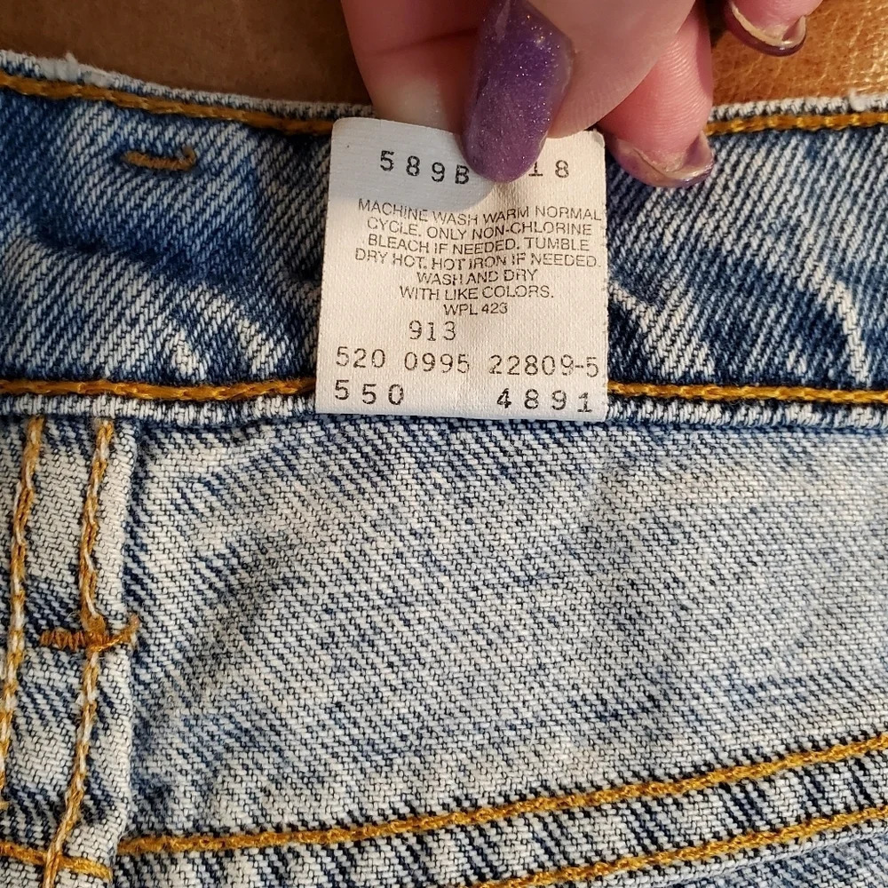5. 1995 ~Vintage Levi's 💙 550 ~ 33 x 32 ~ September ~ - Picture 8 of 16